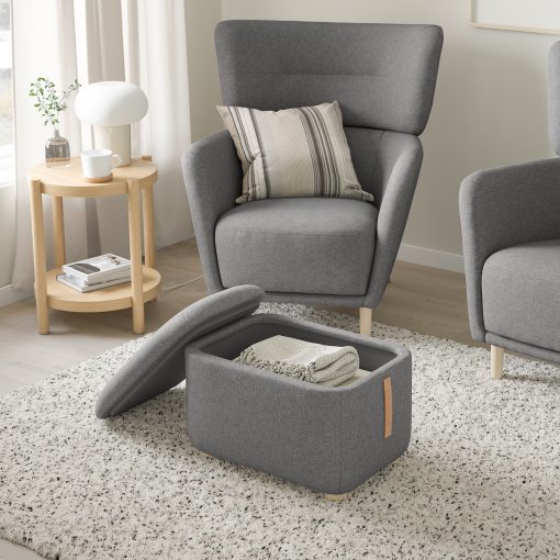 OSKARSHAMN, footstool with storage, 905.236.17