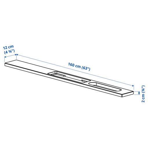 MITTZON, plug-in module, 160x12 cm, 905.312.69