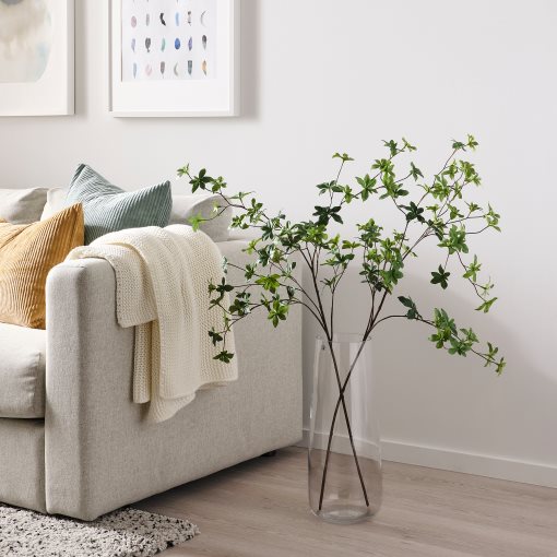SMYCKA, τεχνητό κλαδί/εσωτερικού/εξωτερικού χώρου/Εγκύανθος, 95 cm, 905.356.20