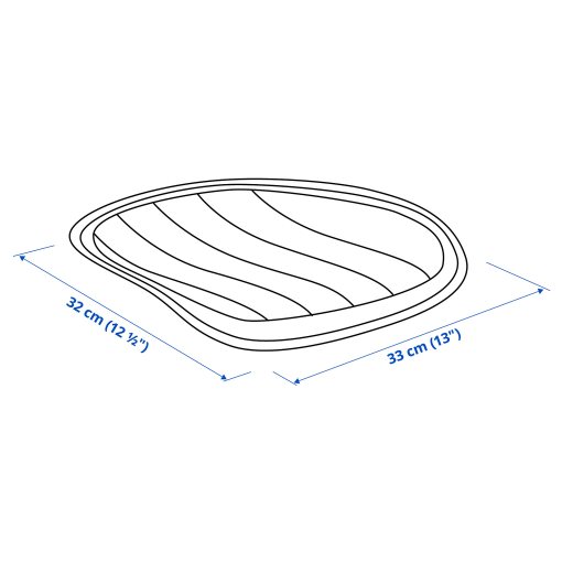 PYNTEN, children/s seat pad for desk chair, 33x32 cm, 905.388.26
