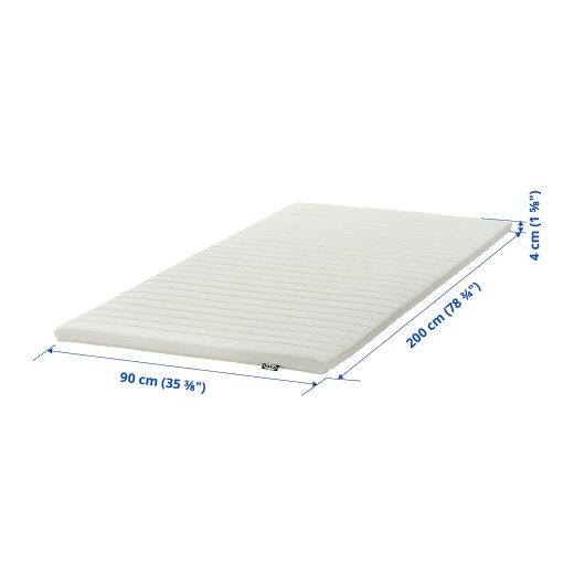 NÄSFJÄLLET, mattress pad, 90x200 cm, 905.580.46
