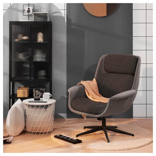 ÄLEBY, swivel armchair, 905.692.38