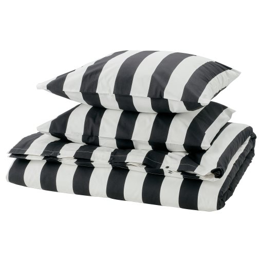 SLANHOSTMAL, duvet cover and 2 pillowcases, 240x220/50x60 cm, 905.752.58