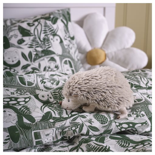 SKOGSDUVA, duvet cover and pillowcase/forest pattern, 150x200/50x60 cm, 905.768.04