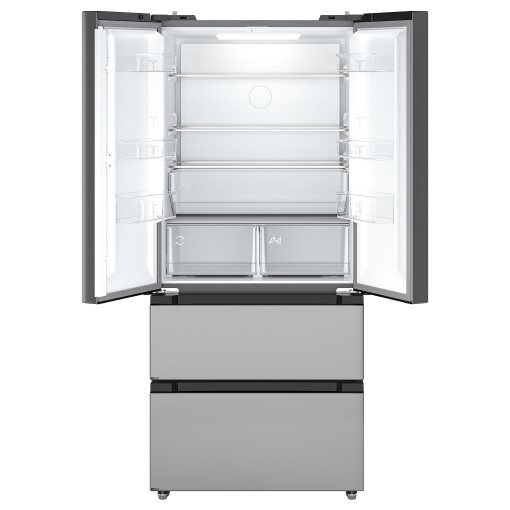 RIBBENÅS, french door fridge/freezer/IKEA 700 freestanding/347/169 l, 905.807.59