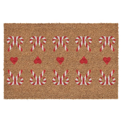 VINTERFINT, χαλάκι εισόδου/μοτίβο καρδιά, 60x90 cm, 905.815.70