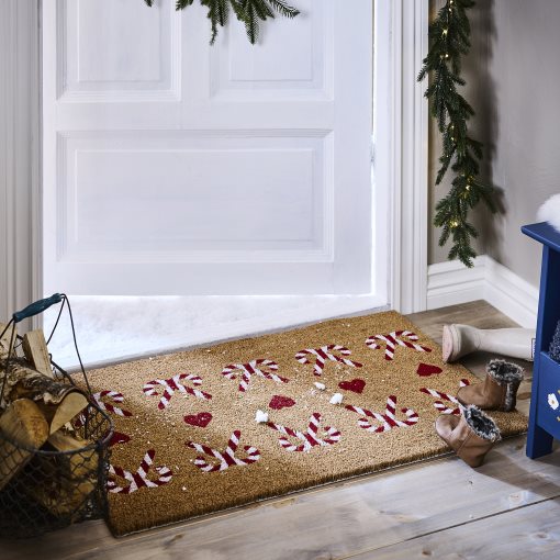 VINTERFINT, χαλάκι εισόδου/μοτίβο καρδιά, 60x90 cm, 905.815.70