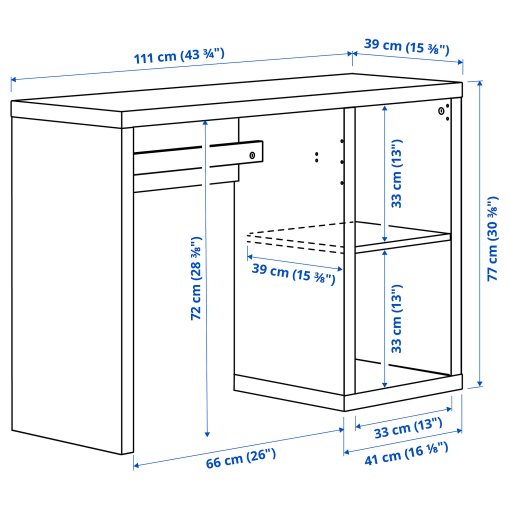 KALLAX, γραφείο, 905.851.01