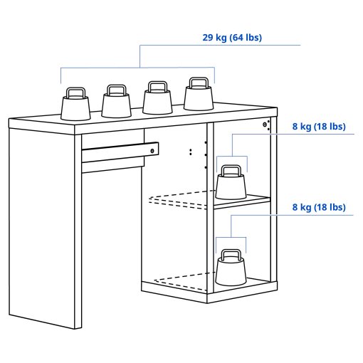 KALLAX, γραφείο, 905.851.01