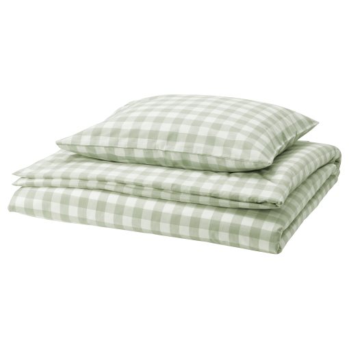 EKTANDVINGE, duvet cover and pillowcase, 150x200/50x60 cm, 905.854.22