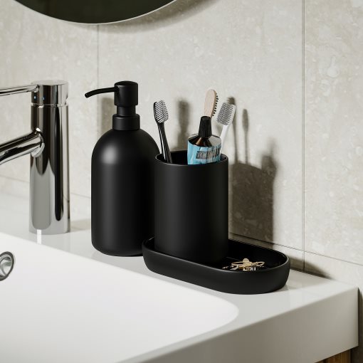 GANSJÖN, 3-piece bathroom set, 905.870.39