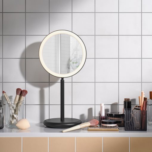 EKFÄNN, table mirror with integrated lighting, 905.918.52