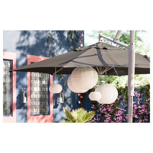 SOLVINDEN, ηλιακό κρεμαστό φωτιστικό με ενσωματωμένο φωτισμό LED/εξωτερικού χώρου, 45 cm, 905.930.35