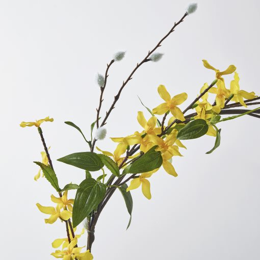 SMYCKA, τεχνητό στεφάνι/Φορσύθια, 45 cm, 905.937.90