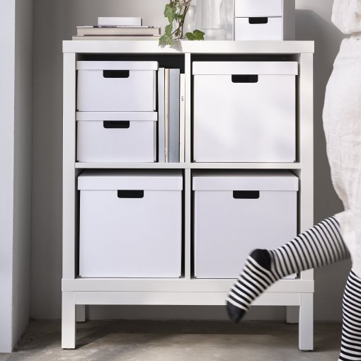 FJÄDERHARV, κουτί αποθήκευσης με καπάκι, 25x35x16 cm, 905.969.01