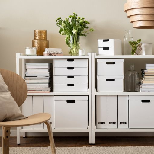 FJÄDERHARV, κουτί αποθήκευσης με καπάκι, 25x35x16 cm, 905.969.01