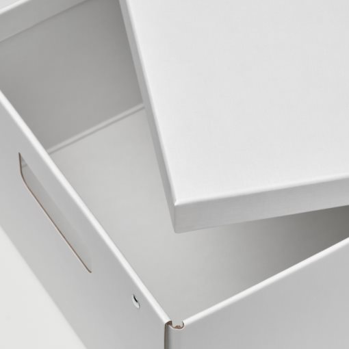 FJÄDERHARV, κουτί αποθήκευσης με καπάκι, 25x35x16 cm, 905.969.01