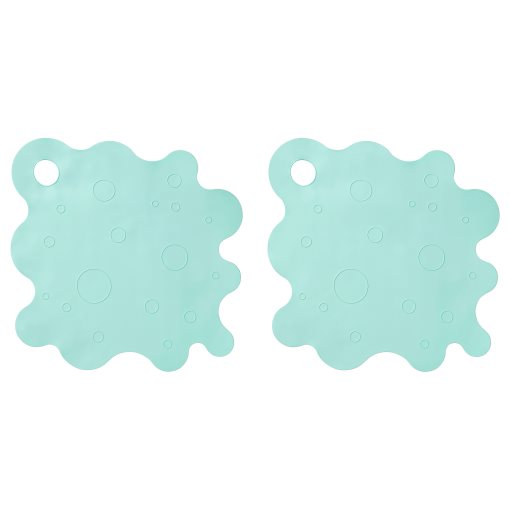 TRAMPSJÖN, bathtub mat/2 pack, 43x43 cm, 906.006.63
