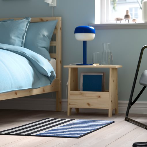 VÄNDPLATS, rug low pile, 60x90 cm, 906.009.41