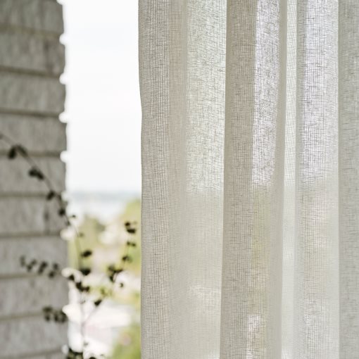 STOCKHOLM 2025, sheer curtain with heading tape/1 piece, 300x300 cm, 906.010.02