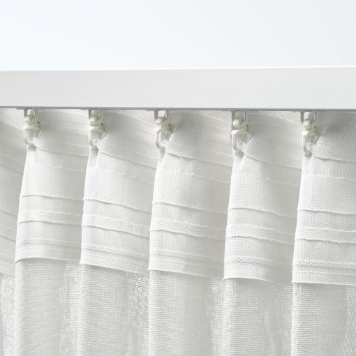 STOCKHOLM 2025, sheer curtain with heading tape/1 piece, 300x300 cm, 906.010.02