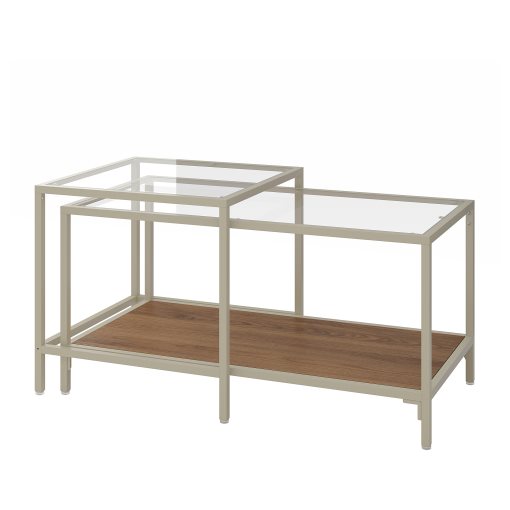 VITTSJÖ, τραπέζια ζιγκόν, σετ 2 τεμ. 90x50 cm, 906.043.50