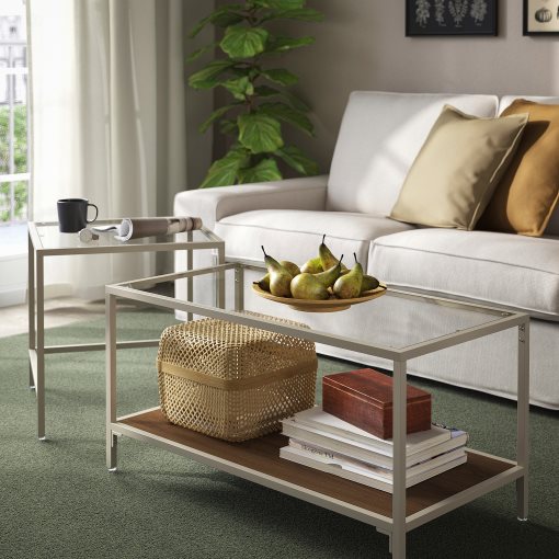 VITTSJÖ, τραπέζια ζιγκόν, σετ 2 τεμ. 90x50 cm, 906.043.50