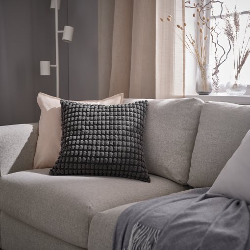 SVARTPOPPEL, κάλυμμα μαξιλαριού, 50x50 cm, 906.046.99