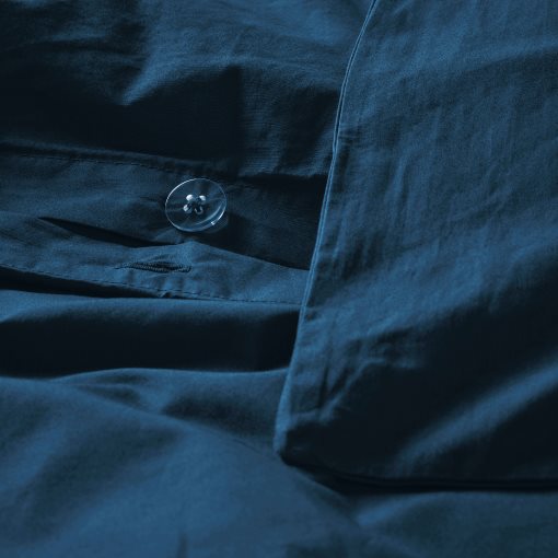 HAMPFLOCKEL, duvet cover and 2 pillowcases, 240x220/50x60 cm, 906.064.05