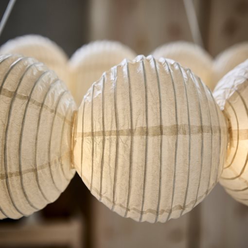 VINTERFINT, διακοσμητικό φωτιστικό οροφής με ενσωματωμένο φωτισμό LED/μπάλα κύκλος, 906.066.22