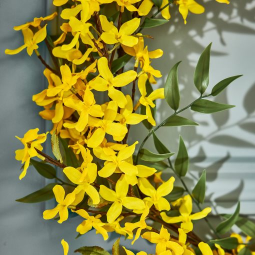 SMYCKA, στεφάνι εσωτερικού/εξωτερικού χώρου/φορσύθια, 50 cm, 906.133.59