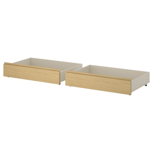 STORKLINTA, bed storage box set of 2, 200 cm, 906.183.09
