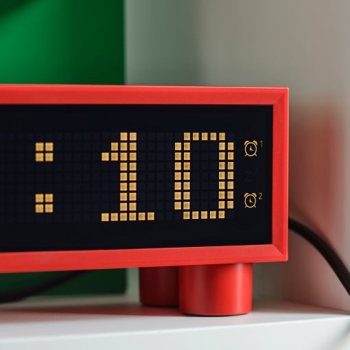 KORTLINJE, alarm clock with hygro-thermometer, 18x6x7 cm, 906.204.68