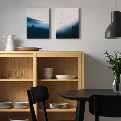 PJÄTTERYD, picture/dawn haze/2 pack, 30x40 cm, 906.238.67