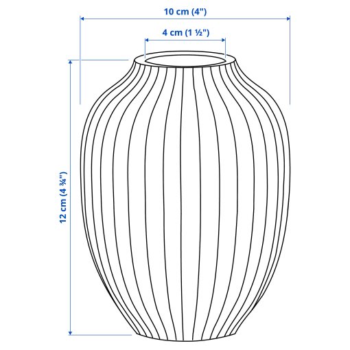 STJÄRNLUDD, vase, 12 cm, 906.377.46