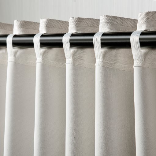 ANNAKAJSA, room darkening curtains with heading tape/1 pair, 145x280 cm, 906.408.95