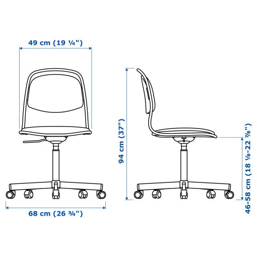ÖRFJÄLL, swivel chair, 994.160.19