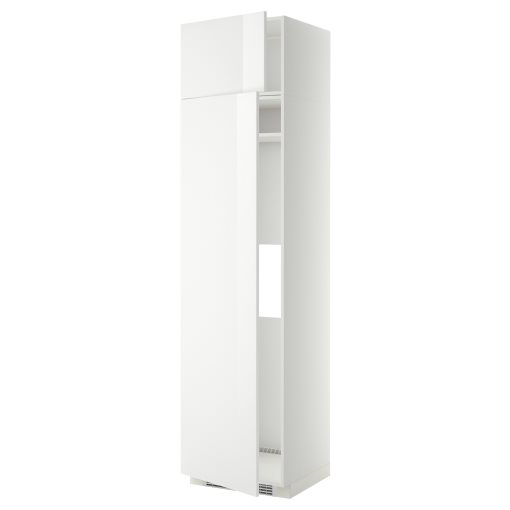 METOD, high cabinet for fridge or freezer with 2 drawers, 60x60x240 cm, 994.593.44