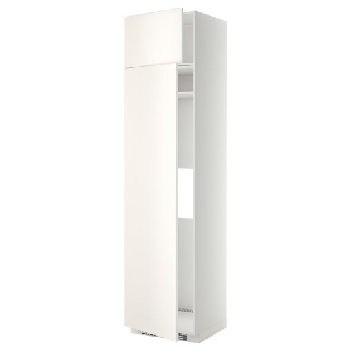 METOD, ψηλό ντουλάπι για ψυγείο ή καταψύκτη με 2 συρτάρια, 60x60x240 cm, 994.659.86