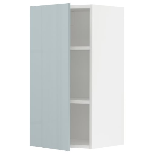 METOD, wall cabinet with shelves, 40x80 cm, 994.791.15