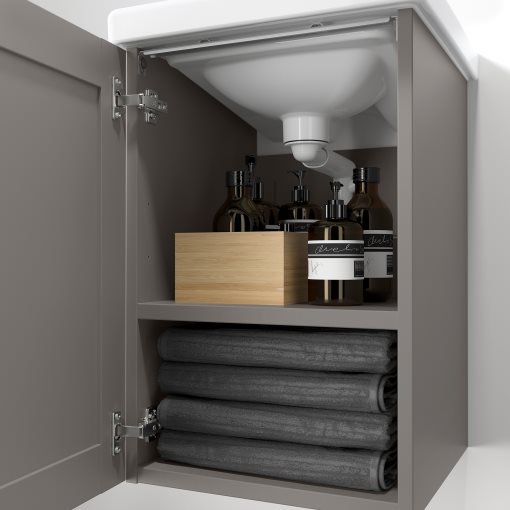 ENHET/TVALLEN, wash-basin cabinet with 1 door, 44x43x87 cm, 994.800.29
