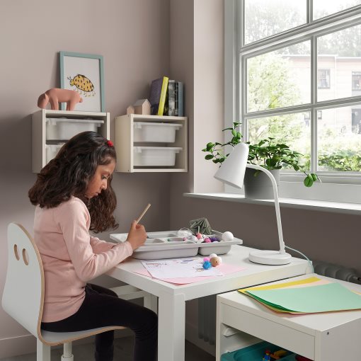 TROFAST, σύνθεση αποθήκευσης με κουτί/δίσκους, 34x44x56 cm, 994.804.49