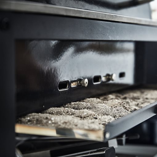GRILLSKÄR, charcoal barbecue with kitchen island/outdoor, 125x61 cm, 994.952.38