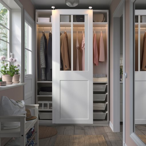 PAX/GRIMO, ντουλάπα με συρόμενες πόρτες, 150x66x236 cm, 995.028.80