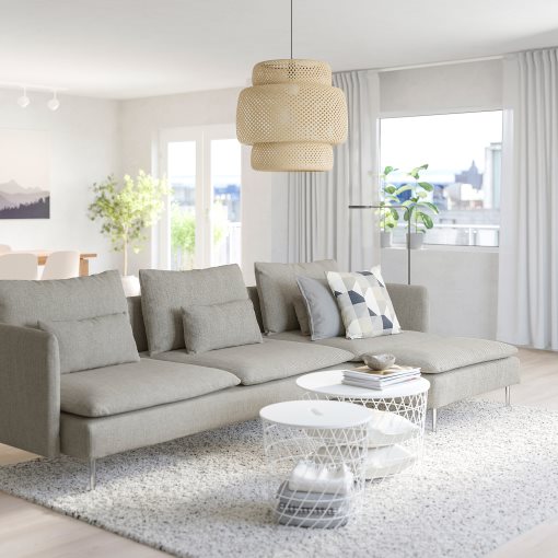 SÖDERHAMN, 4-seat sofa with chaise longue, 995.344.28