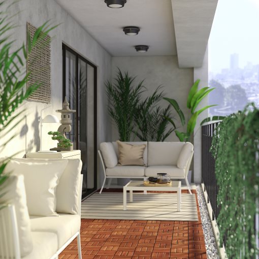 SEGERÖN, corner section with cushion, outdoor, 995.856.82