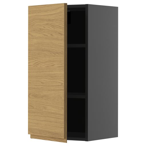METOD, wall cabinet with shelves, 40x80 cm, 995.880.82