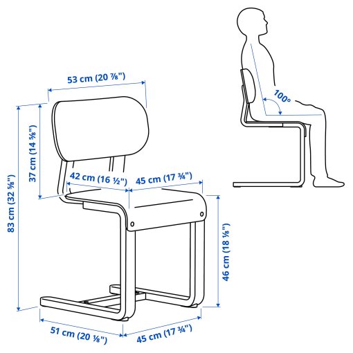 LISABO/LYCKAN, table and 4 chairs, 140x78 cm, 995.902.64
