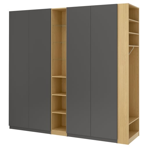 PAX/FORSAND, wardrobe combination, 255x60x236 cm, 996.073.49