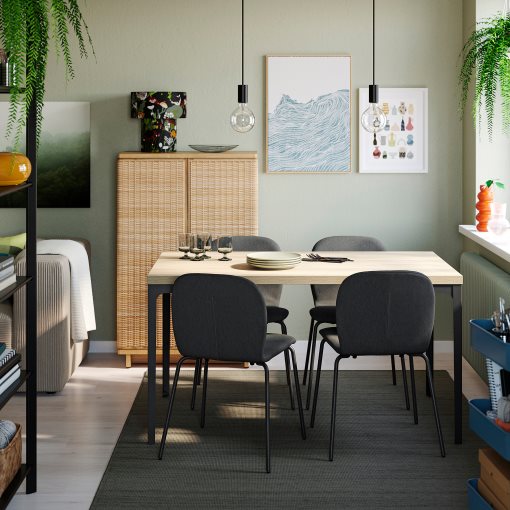 SKÅLSTA, table and 4 chairs, 140x80 cm, 996.092.11